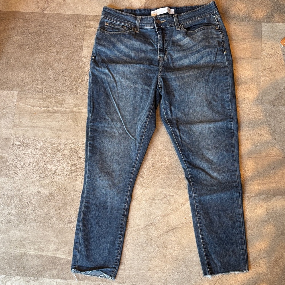Signature by Levi Strauss Dark Blue Skinny Jeans
